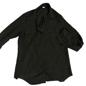 Black Button-Up Shirt